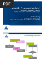 Scientific Research Method:: Techniques, Models and Practices Part V: Introduction To Modeling & Simulation