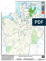 City of Sydney Motorcycle Parking Map and Table