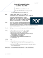 Advanced Structural Geology