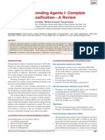 Dentine Bonding Agents Complete Classification