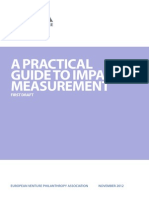 A Practical Guide To Impact Measurement (EVPA)