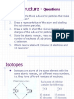 Atomic Structure CHEMISTRY A LEVEL