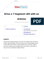 Drive A 7 Segment LED With An Arduino