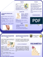 Folleto Pie Diabetico