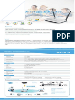 Netis Wireless WF2419 Datasheet V1.0