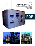 Power/Vac: Medium Voltage Metalclad Switchgear 4760V - 15000V 20ka - 63ka