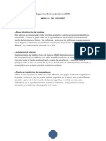 Seguridad Sistema de Alarma GSM MANUAL DEL USUARIO