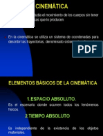 2cinematica de Una Particula (Simplificada)