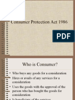 Consumer Protection Act 1986