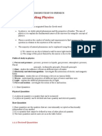 1.1 Understanding Physics: Chapter One: Introduction To Physics