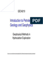 Introduction To Petroleum Geology and Geophysics