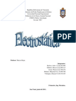 Informe de Electrostatica