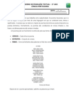 Caderno de Produção Textual 3º Ano 1º Bimestre