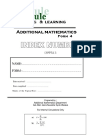 Add Math Index Number