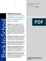 ASEAN Economics: What Does A Cross-Current of DM Recovery, Rising Real Rates & China Slowdown Mean For ASEAN?