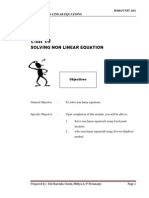 CHAPTER 5 Solving Linear Equation Math