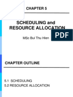 Chapter 5 - Scheduling and Resource Allocation