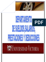 Departamento de Sueldos y Prestaciones