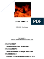 FILE REF Petroleum HSE ROBSON NEBOSH Certificate - Fire Safety