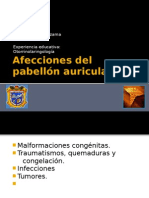 Afecciones Del Pabellón Auricular