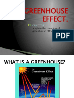 The Greenhouse Effect