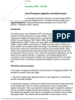 A Plantwide Control Procedure Applied To The Hda Process