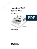 Applied Biosystems GeneAmp 9700 - User Manual