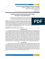 Stochastic Analysis of Benue River Flow Using Moving Average (Ma) Model