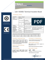 Vatral 150-650 Technical Insulation Board - Technical Datasheet