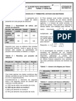 2 Serie EM - Atividade 01 - Matrizes