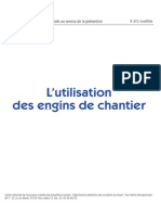 L'utilisation Des Engins de Chantier: La Sécurité Sociale Au Service de La Prévention