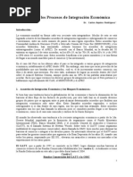 Peru y Los Procesos de Integracion Economica