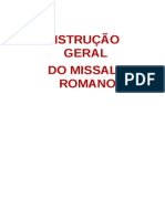 Instrução Geral Do Missal Romano