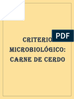 Criterio Microbiologico-Carne de Cerdo