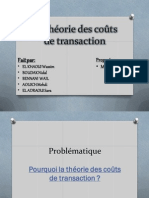 5-La Théorie Des Coûts de Transaction PDF