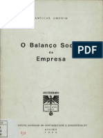 O Balanço Social Da Empresa / Amílcar Amorim