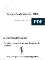 La Opinion Del Cliente y QFD