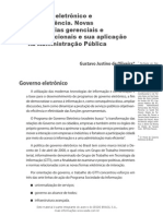 04 - Governo Eletrônico e Transparência - Novas Tecnologias Gerenciais e Organizacionais e Sua Aplicação Na Administração Pública