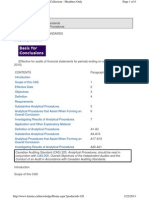 CAS 520 Analytical Procedures