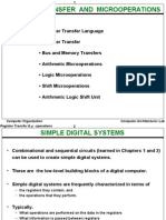 Register Transfer & - Operations