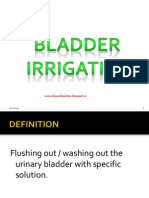  Bladder Irrigation 