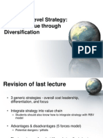 Week 12 Chap6 CorpoWeek 12 Chap6 Corporate-Level Strategyrate-Level Strategy