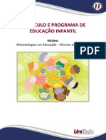 APOSTILA Currículo e Programa de Educação Infantil