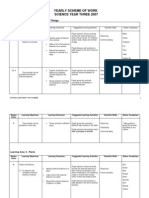 Scheme of Work Y3