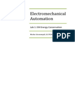 Electromechanical Energy Conversion Lab Report