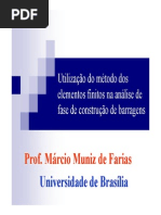 Barragem - Analise de Elementos Finitos Na Fase Construcao Da Barragem PDF