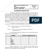 Algarismos Significativos PDF