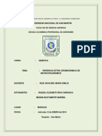 Herencia Extra Cromosómica de Microorganismos