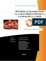 Informe de Calidad de Carnes