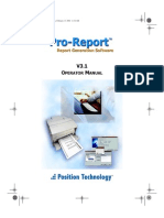 Pro Report Manual